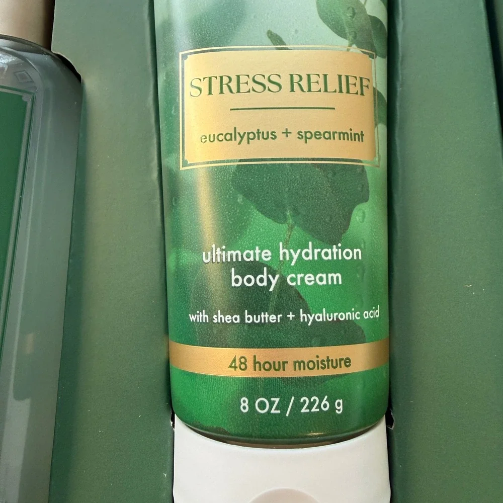 Bath and Body Works Aromatherapy Stress Relief Eucalyptus Spearmint Gift Box Set